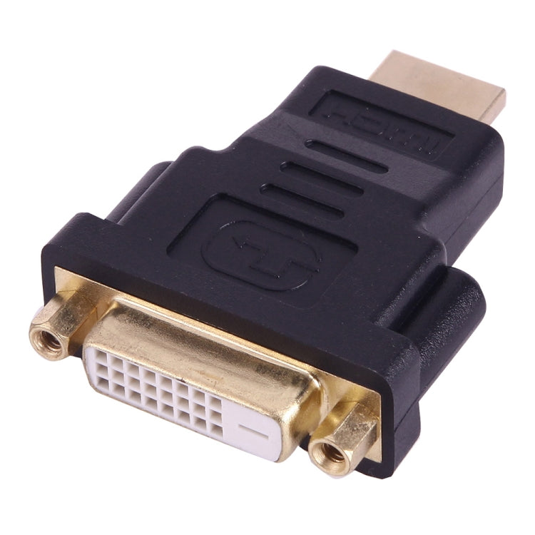 鍍金 HDMI 19針公頭轉 DVI 母頭轉接器，HDMI 公頭轉 DVI 24+1針母頭，HDMI 公頭轉 DVI 24+5針母頭