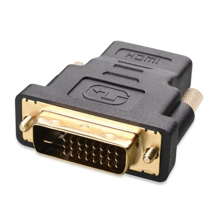 HDMI 19針母頭轉 DVI 24+1針公頭轉接器（鍍金），HDMI 母頭轉 DVI 24+1針公頭