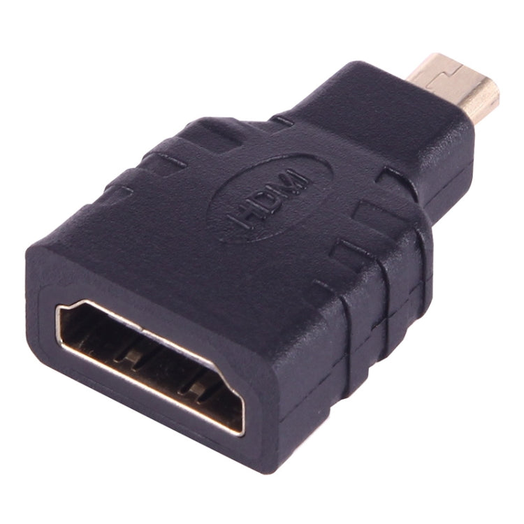 微型 HDMI 公頭轉 HDMI 母頭轉接器（金鍍），微型 HDMI 公頭轉 HDMI 母頭
