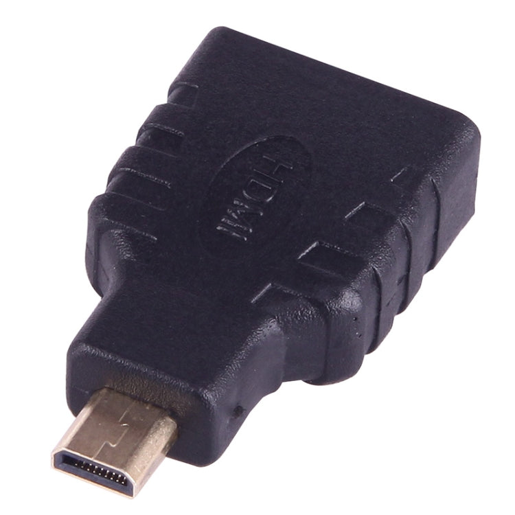 微型 HDMI 公頭轉 HDMI 母頭轉接器（金鍍），微型 HDMI 公頭轉 HDMI 母頭