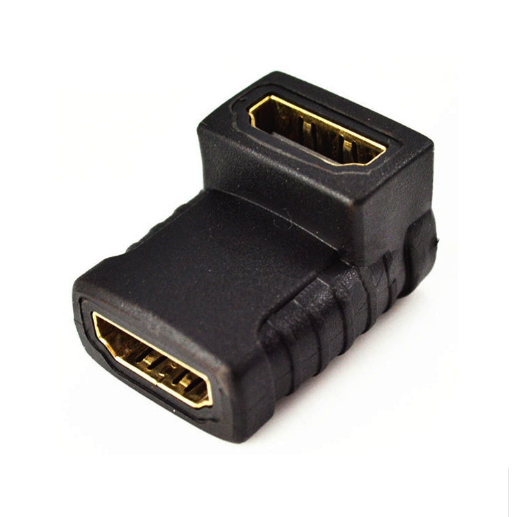 HDMI 角度耦合器（母頭對母頭）- 90度（鍍金），HDMI 母頭對母頭