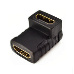 HDMI 角度耦合器（母頭對母頭）- 90度（鍍金），HDMI 母頭對母頭