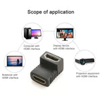 HDMI 角度耦合器（母頭對母頭）- 90度（鍍金），HDMI 母頭對母頭