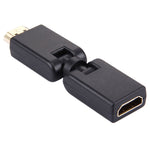 HDMI 19針公對母360度旋轉轉接頭（鍍金）