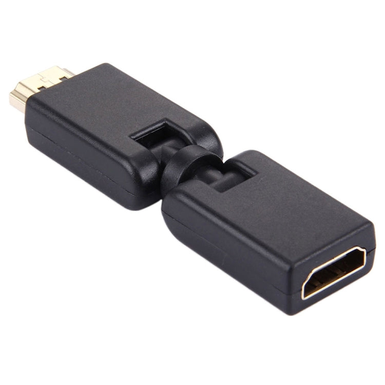HDMI 19針公對母360度旋轉轉接頭（鍍金）