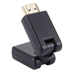 HDMI 19針公對母360度旋轉轉接頭（鍍金）