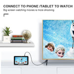 1.5米鍍金3D 1080P微型HDMI公對HDMI公線，適用手機、相機、GoPro，鍍金微型HDMI，長度：1.5米