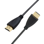 1.8米HDMI對HDMI 19針線，1.4版本，支援3D、乙太網路、高清電視 / Xbox 360 / PS3等（鍍金），長度：1.8米