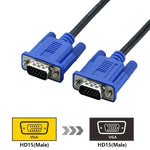 3m 高品質 VGA 15 針公頭轉 VGA 15 針公頭線，適用於 LCD 顯示器 / 投影機，3m