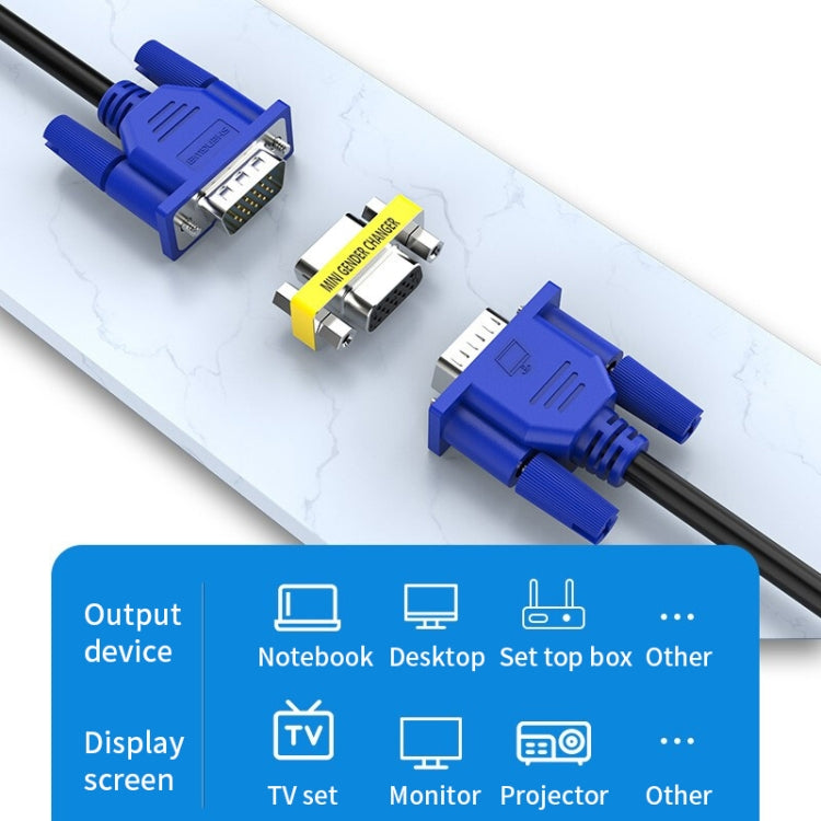 VGA 15 針母頭轉 VGA 15 針母頭轉接器，VGA 母頭轉母頭