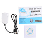 USB轉VGA多螢幕/多顯示器轉接器，USB 2.0外接顯示卡，USB 2.0
