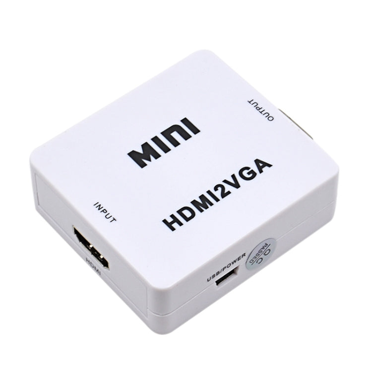 迷你HDMI轉VGA音訊轉換器，迷你HDMI轉VGA