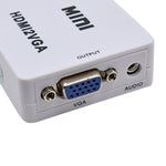 迷你HDMI轉VGA音訊轉換器，迷你HDMI轉VGA