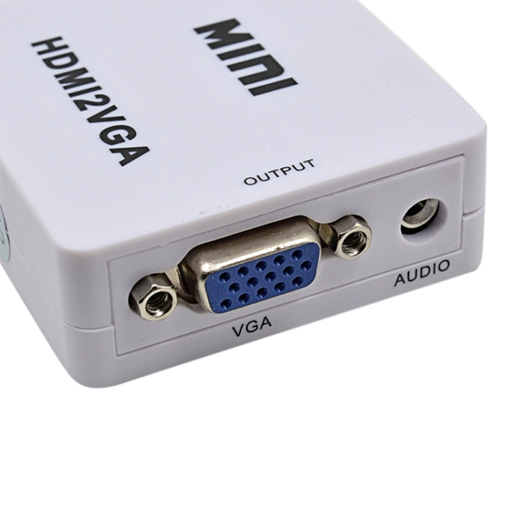 迷你HDMI轉VGA音訊轉換器，迷你HDMI轉VGA