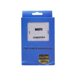 迷你HDMI轉VGA音訊轉換器，迷你HDMI轉VGA
