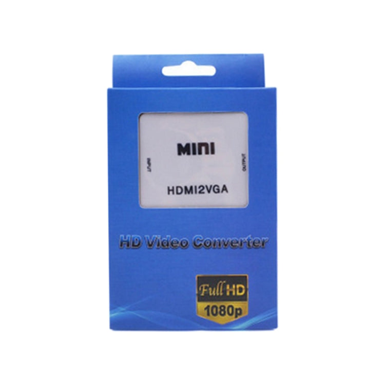 迷你HDMI轉VGA音訊轉換器，迷你HDMI轉VGA
