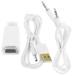 全高清1080P HDMI轉VGA電源及音訊轉接器，S-PC-0470，S-PC-0470B
