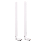 2個B593 5dBi SMA公頭4G LTE路由器天線，B593 5dBi白色天線，B593 5dBi黑色天線