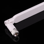 2個B593 5dBi SMA公頭4G LTE路由器天線，B593 5dBi白色天線，B593 5dBi黑色天線