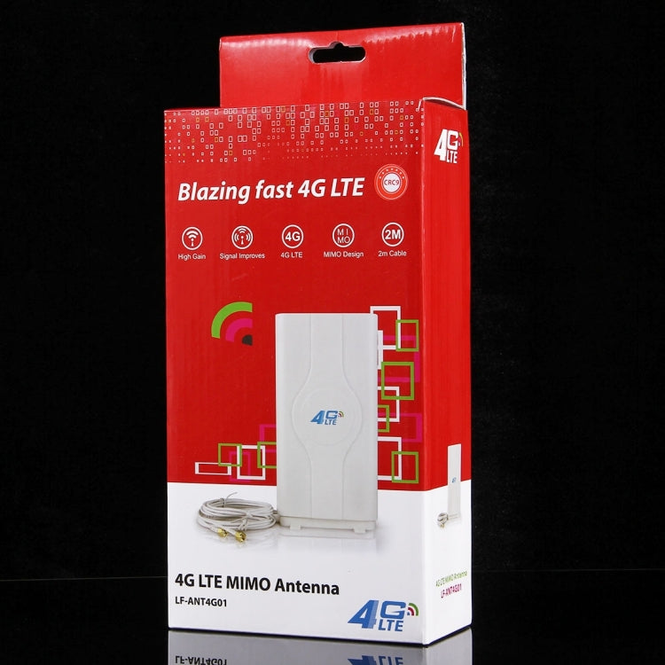 LF-ANT4G01 室內88dBi 4G LTE MIMO天線含2條2米連接線，CRC9接口，CRC9接口
