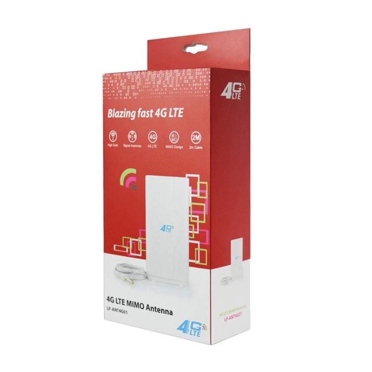 LF-ANT4G01 室內 88dBi 4G LTE MIMO 天線，附 2 條 2m 連接線，SMA 端口，SMA 端口
