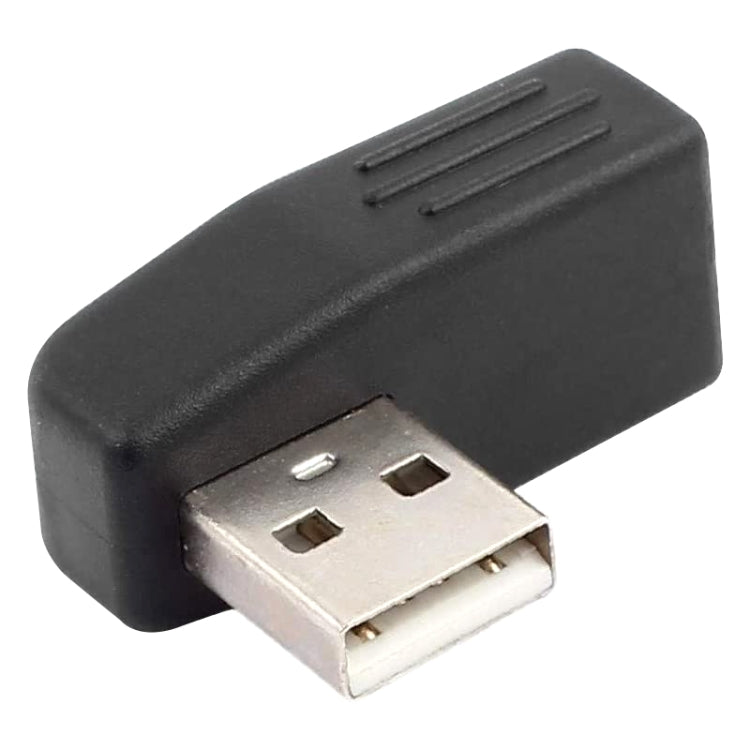 USB 2.0 AM 轉 AF 轉接器，90 度角，支援 OTG 功能，90 度右彎，90 度左彎