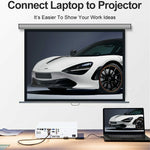 22cm 全高清 1080P 迷你 HDMI 公頭轉 VGA 母頭視訊轉接線，附音訊線，迷你 HDMI