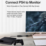 22cm 全高清 1080P 迷你 HDMI 公頭轉 VGA 母頭視訊轉接線，附音訊線，迷你 HDMI