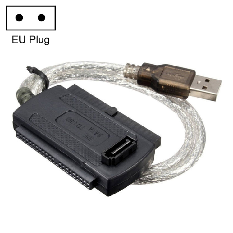 USB 2.0 轉 IDE & SATA 線，線長約 55cm，USB 2.0 轉 IDE & SATA（歐規插頭），USB 2.0 轉 IDE & SATA（美規插頭），USB 2.0 轉 IDE & SATA（英規插頭）