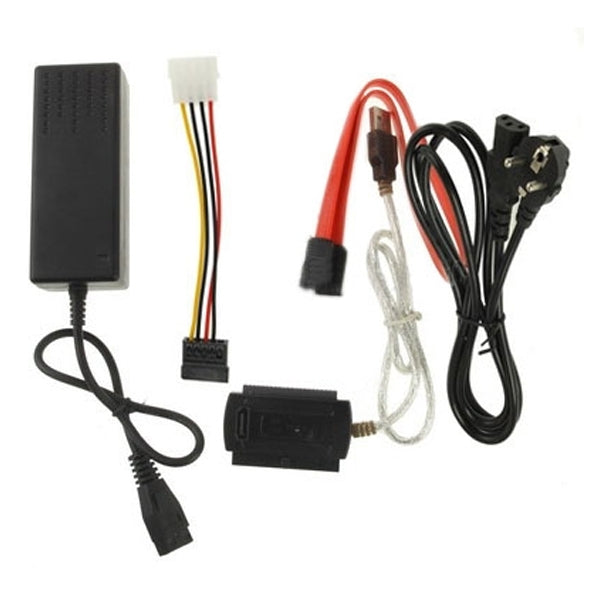 USB 2.0 轉 IDE & SATA 線，線長約 55cm，USB 2.0 轉 IDE & SATA（歐規插頭），USB 2.0 轉 IDE & SATA（美規插頭），USB 2.0 轉 IDE & SATA（英規插頭）