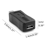 USB 2.0 迷你 USB 轉 Micro USB 母頭轉接器，Micro USB 母頭