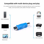 超高速USB 3.0 AM轉BM轉接器，AM轉BM