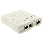 網路線測試器RJ45 RJ11 RJ12 Cat5 UTP LAN網路工具，RJ45/RJ11綠色