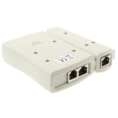 網路線測試器RJ45 RJ11 RJ12 Cat5 UTP LAN網路工具，RJ45/RJ11綠色