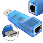 USB 1.1 RJ45 網卡 10/100M 乙太網路網路適配器