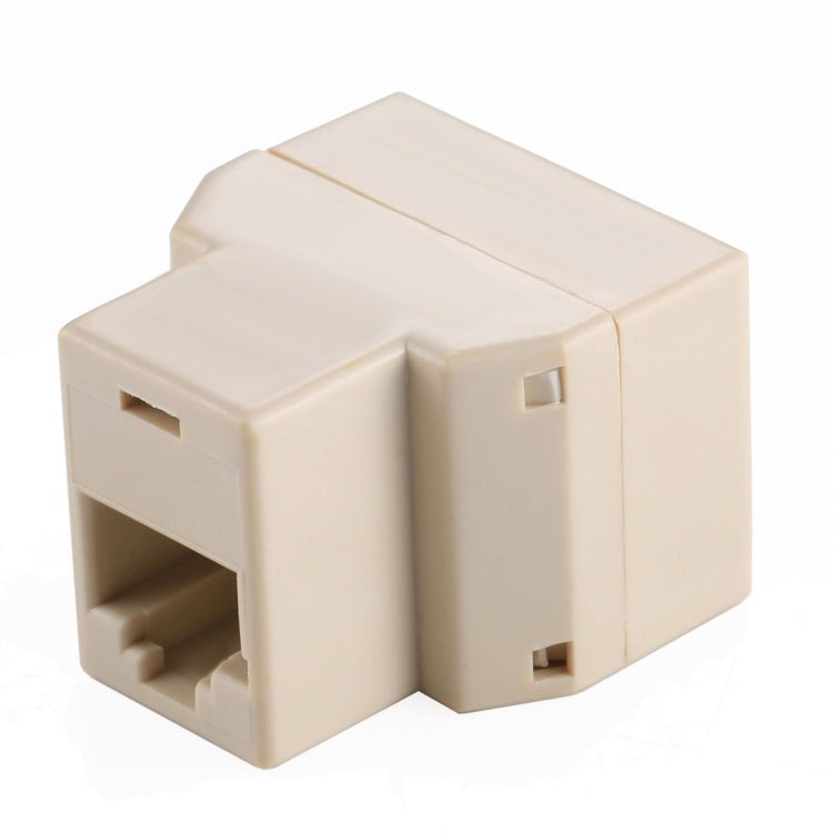 RJ45 1分2 乙太網路連接器分配器，RJ45 母對兩母