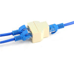RJ45 1分2 乙太網路連接器分配器，RJ45 母對兩母