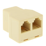 RJ11 母對兩母電話分配器，RJ11 母對兩母