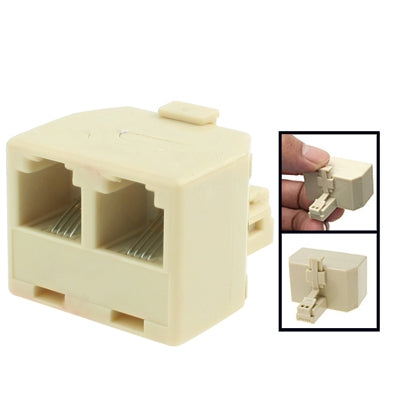 RJ11 公對兩 RJ11 母插座轉換器