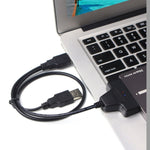 雙 USB 2.0 至 SATA 硬碟轉接線，適用於 2.5 吋 SATA 硬碟/固態硬碟，雙 USB 2.0 至 SATA