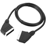 20針 SCART 轉 SCART 連接線，適用 DVD/HDTV/AV/電視，線長：1.5m，1.5m