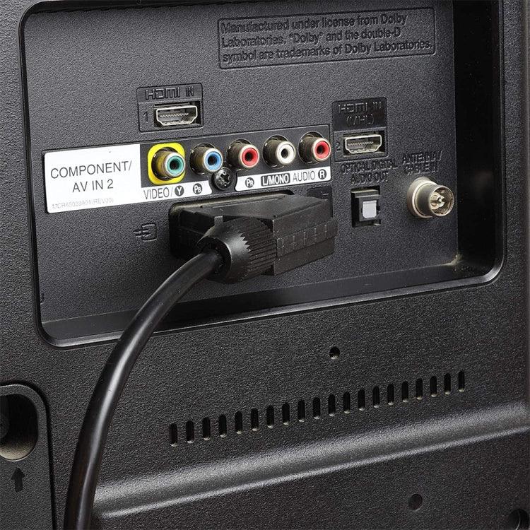 20針 SCART 轉 SCART 連接線，適用 DVD/HDTV/AV/電視，線長：1.5m，1.5m
