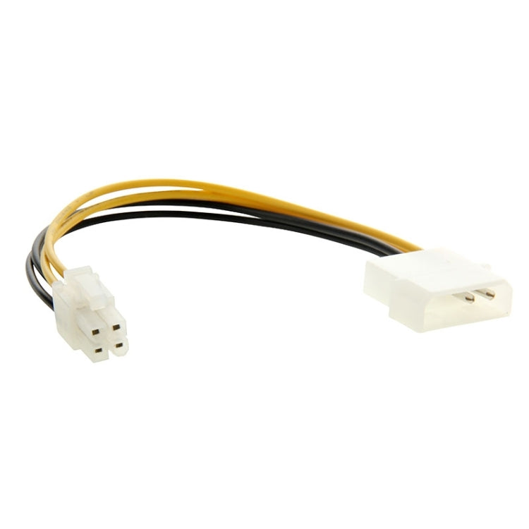 主機板 Molex IDE 2 針轉 4 針 ATX P4 12V ATX CPU 電源連接器轉接線，2 針公頭轉 4 針母頭
