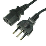 三插頭義大利標準桌上型電腦電源線，線長：1.5m，義大利插頭，1.2m，義大利插頭，1.5m