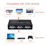 2 埠 VGA 切換盒，2 進 1 出，適用 LCD PC 電視顯示器 - HD15 (FJ-15-2C)
