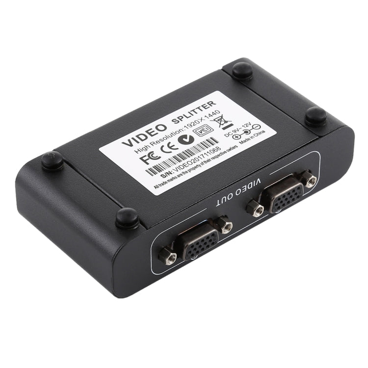 VGA-102A 1轉2埠1920 x 1440 VGA分配器，2埠