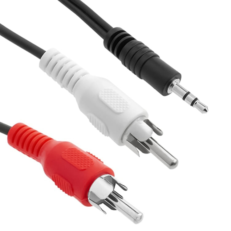 普通品質 3.5mm 立體聲轉 RCA 公頭音頻線，長度：1.5m，長度：1.5m