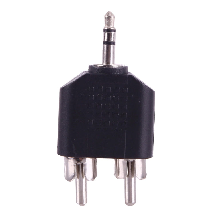 2 個 RCA 公頭轉 3.5mm 公頭音頻 Y 型轉接器，2 個 RCA 公頭轉 3.5mm