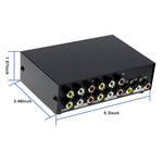 4 進 1 出音視頻 AV RCA 切換盒，4 進 1 出