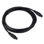4.0mm 外徑公對公光纖數位音頻線，適用 DVD HDTV，長度：2m，外徑：4.0mm